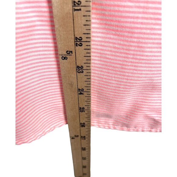 J.Crew Paisley embroidered striped shirt Pink core sz 8 - Picture 6 of 7